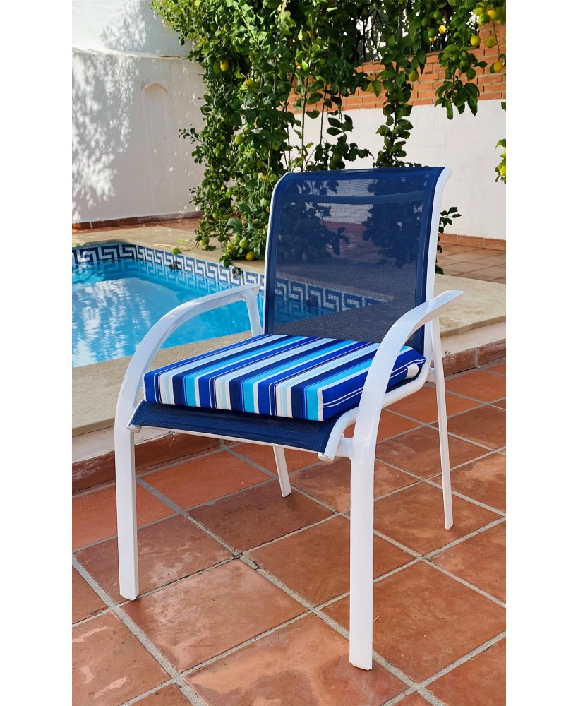 2-pack Removable Comfort Seat Cushions 45x45x6 cm