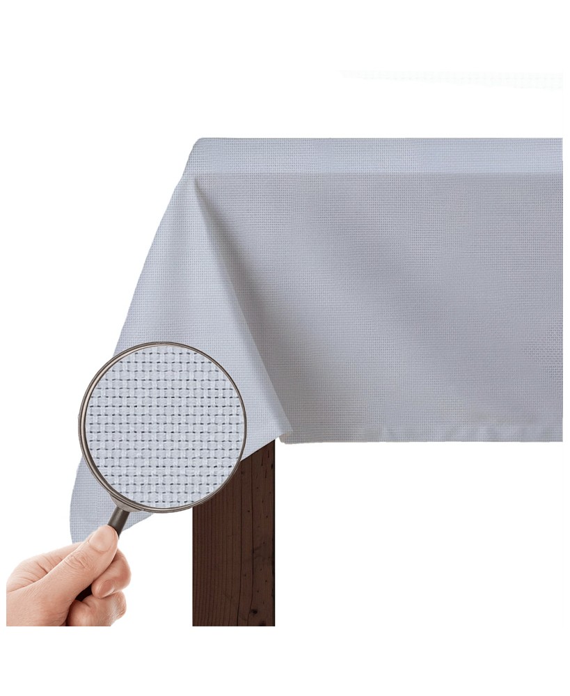 "Esterilla REF-42" white hospitality tablecloth