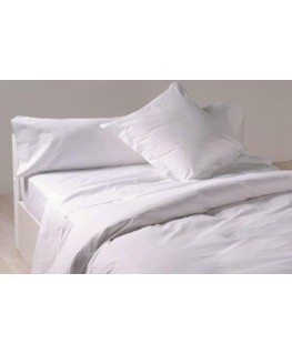 Pack of 10 units 100% combed cotton 200 thread count nordic cover for the hotel and catering industry